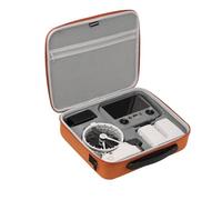 Carrying Case for DJI Flip, Porable Travel Storage Bag with Shoulder Strap for DJI Flip Drone, RC 2/RC-N3 Remote Control, Flip Intelligent Flight Battery, Charging Hub and Accessories (Orange)