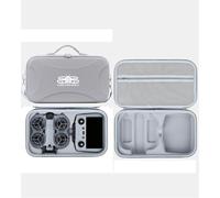 Carrying Case for DJI Neo 2 Fly More Combo Accessories, Portable Travel Shoulder Bag for DJI Neo 2 Drone, RC2 Remote Controller and Intelligent Flight Battery (Grey with Pattern)