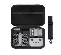 Carrying Case for DJI Neo 2 Fly More Combo, Travel Hard Case Portable Storage Shoulder Bag for DJI Neo 2 Drone, RC-N3 Remote Controller, Battery Charging Hub and Accessories (Black with Pattern)