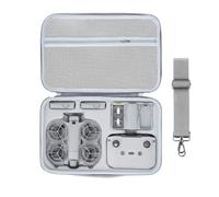 Carrying Case for DJI Neo 2 Fly More Combo, Travel Hard Case Portable Storage Shoulder Bag for DJI Neo 2 Drone, RC-N3 Remote Controller, Battery Charging Hub and Accessories (Gray)