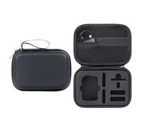 Carrying Case for DJI Osmo Action 6 Creator Bundle, PU Hard Shell Protective Storage Bag Travel Case Protective Box for Action6 Camera Accessories (Black)