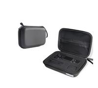 Carrying Case for DJI Osmo Pocket 4 Creator Combo, Portable PU Hard Shell Travel Storage Bag, Waterproof Shockproof Protective Cover Camera Accessories (Black)