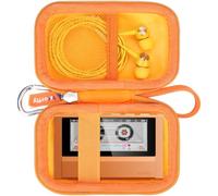 Carrying Case for HiFi Walker H2/ SnowSky/FiiO Echo MINI/Surfans F20/ MECHEN M30 HiFi MP3 Music Player(Case Only) (Orange)