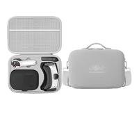 Carrying Case for Insa 360 Antigravity A1, Hard Travel Case Waterproof PU Storage Bag for A1 Drone, Vision Goggles, Grip Controller, Battery Accessories Organizer (A1 Model)