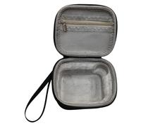 Carrying Case for JBL GO 4, Portable Bluetooth Speaker Lightweight EVA Hard Case Travel Protective Box with Carabiner, Case Only (Grey lining)