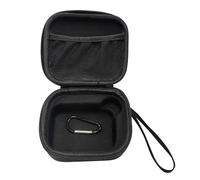 Carrying Case for JBL GO 4, Portable Bluetooth Speaker Lightweight EVA Hard Case Travel Protective Box with Carabiner, Case Only (Black lining)