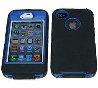 Carrying Case for Most Smart Phonr - Non-Retail Packaging - Black/BlueNice Processed