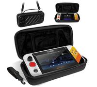 Carrying Case for My Arcade Atari Gamestation Go Retro Video Games Console,Stand Hard Shell Cover with Shoulder Straps for My Arcade Atari Gamestation Go Cable Charger & Accessories ,Shockproof,Black