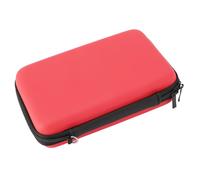 Carrying Case for NEW 3DS XL, Super NES Edition, NEW 2DS XL, NEW 3DS LL, for 3DS XL, for 3DS LL, Hard Protective Shell Travel Case with 8 Game Slot, Water Proof PU & Hard EVA (Red)