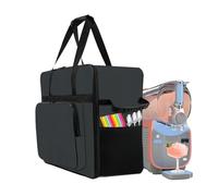 Carrying Case for Ninja SLUSHi Max Frozen Drink Maker, Fits FS605/FS605IV/FS605SG, 420D Oxford Dust/Water Resistant, Side-Open Easy Load, Pockets & Handles(Dark gray)