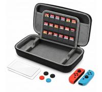 Carrying Case for Nintendo Switch 2 Portable Large Capacity 9-in-1 Carry Case with 2 Screen Protectors, 4 Thumb Grips, Protective Case for joycon Controllers Accessories Kit