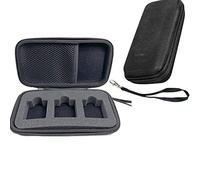 Carrying Case for Rode GO 2 Microphone,EVA Hard Shell Protective Storage Bag Travel Carrying Case for Rode Wireless Go2 Microphone (Black)