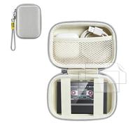 Carrying Case for SnowSky/FiiO Echo MINI MP3 Player - Lanyard Style Storage Case with 2 Soft Screen Protectors, Hard Shell Protective Travel Bag | Waterproof, Wear-Resistant & Shockproof,Gray