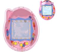 Carrying Case for Tamagotchi Paradise, Mini Storage Box Portable Organizer Shockproof PC Protective Cover Pouch for Kids (transparent pink)