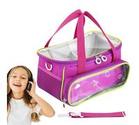 Carrying Case For Toni-ebox, To-nies Accessories, Cute Speaker Storage Pouch, Travel Storage Felt Bag, Portable Protective Audio Organizer Bag, With Shoulder Strap Handle Bar