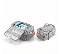 Carrying Case for Toniebox, Portable Storage Carrier Bag with Shoulder Strap and Handle, Home Outdoor Hand Bag for Toniebox Audio Player, Large Capacity and Conveniently Designed, Gray