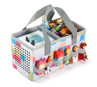 Carrying Case for Tonies Starter Set & Storage Bag for Figurine, Home Outdoor Hand Bag for Toniebox 2 Audio Player and Dolls Musical Toy Folding Bag for Kids Toniebox Accessories (Checkered color)