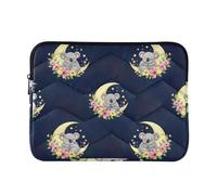 Carrying Case Laptops Portable Electronic Device Cover Cute Koala Bears Protective Case with Zipper Medium