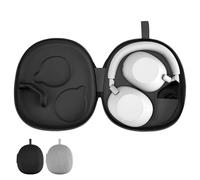 Carrying Case Storage Pouch for Sony WH-1000XM6 Headphones, Crush-proof and Shock-resistant Protective Cover Travel Bag (Black)