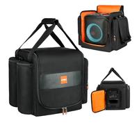 Carrying Case Travel Bag Compatible with JBL Partybox Encore Essential 2/Encore 2,Portable Speaker Tote Bag fits for Encore with Shoulder Strap Extra Pockets for Microphone,Charger,Accessories,Black