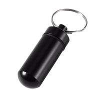 Carrying Case - Travel Keychain Container, Waterproof Pill Organizer, Compact Storage Holder, Duŗļe Small Accessory Keeper | Secure Portable Storage for Medicine Earplugs Jewelry Daily Use