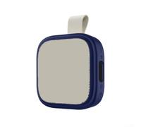 Carrying Case with Carabiner for Soundcore Boom Go for 3i Outdoor (Navy | Shockproof design, soft silicone, full access to buttons, includes carabiner, black