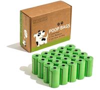 Carrywell (Not Made In China) Dog Poop Bags 300 Count, Guaranteed Leak Proof and Extra Thick Waste Bag Refill Rolls For Dogs, Unscented