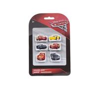 Cars 3 Eraser Set On Blister Card 60 Pack - Multicolour