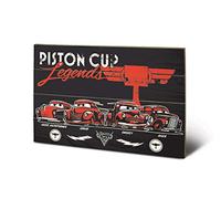 Cars 3 (Piston Cup Legends) 40 x 59cm Wooden Wall Art