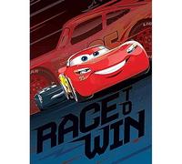 Cars 3 "Race To Win Canvas Print, Multi-Colour, 60 x 80 cm