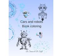 Cars and robots Book Coloring for boy