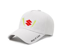 Cars Baseball Cap for Suzuki S-Cross SX4 Swift Jimny Alto Grand Vitara Ignis Samurai, Sports Baseball Hat Logo Car Racing Running Cap Ladies Men's Golf Sun Hat Breathable Accessories(54-60) cm