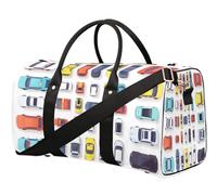 Cars Cartoon Travel Duffle Bag for Women Men Girls Boys Weekend Overnight Bags 22.7 L Tote Cabin Luggage Bag for Sports Gym Yoga