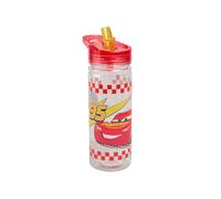 Cars Childrens Water Bottle red orange yellow One Size