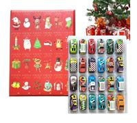 Cars Christmas 2025 - Pull Back Car 24 Days | Car Toy Countdown Calendar, for Collectors Living Room Bedroom Family Activity Party Insert Nursery