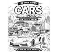 CARS COLORING BOOK: Fun • Cool • Amazing