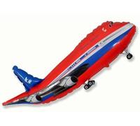 Cars/Helicopters/Planes/Vehicle Aeroplane Balloon 26" Foil Balloon - Red