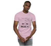 Cars Jackson Storm Blueprint T-Shirt Disney Baby Pink XL