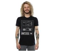 Cars Jackson Storm Blueprint T-Shirt Disney Black M