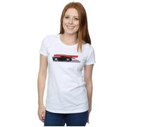 Cars Jackson Storm Stripes Cotton T-Shirt Disney White M