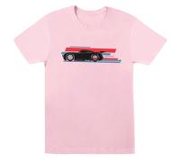 Cars Jackson Storm Stripes T-Shirt Disney Baby Pink 5-6 Years