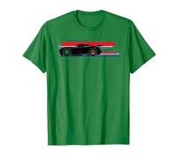 Cars Jackson Storm Stripes T-Shirt, Men, Kelly Green, Medium
