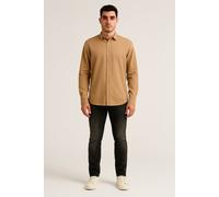 Cars Jeans Jimmo Shirt Khaki size S | Formal Shirts Outlet | Men | Brown S