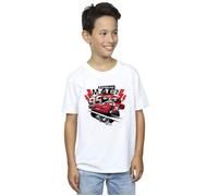 Cars Lightning McQueen Collage T-Shirt Disney White 5-6 Years