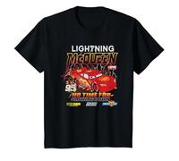 Cars Lightning McQueen No Time For Slow Down T-Shirt, Youth, Black, 4T