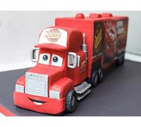 Cars Mack the Truck Cake Topper Kit - Edible Icing Labels for Truck-Shaped Cake & Optional Cupcake Toppers - Cars Movie Birthday Party Supplies (2. Large)