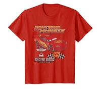 Cars McQueen Racing Series T-Shirt, Youth, Red, Small