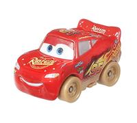 Cars Mini Racers Collectible Die-Cast Vehicle - FRR51 ~ Muddy Lightning McQueen Race Car ~ Red with Yellow Lightening Bolt ~ #95 on The Side