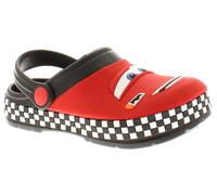 Disney Cars Lightning McQueen Kids Clogs Boys Slip On Sandals Summer Beach Garden Pool Holiday Toddler Character Shoes (Red UK 8-EU26)