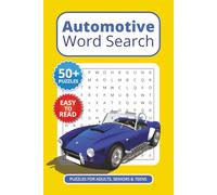 Cars & Motors Word Search Puzzle Book: Easy-to-read word searches about cars, automobiles, mechanics, and more! 6x9", 110 pages, 50+ puzzles-perfect ... A great gift for car lovers of all ages!